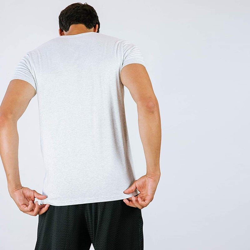 Pair of Thieves Men's 3 Pack Super Soft V-Neck T-Shirt, White, Large - Image 3